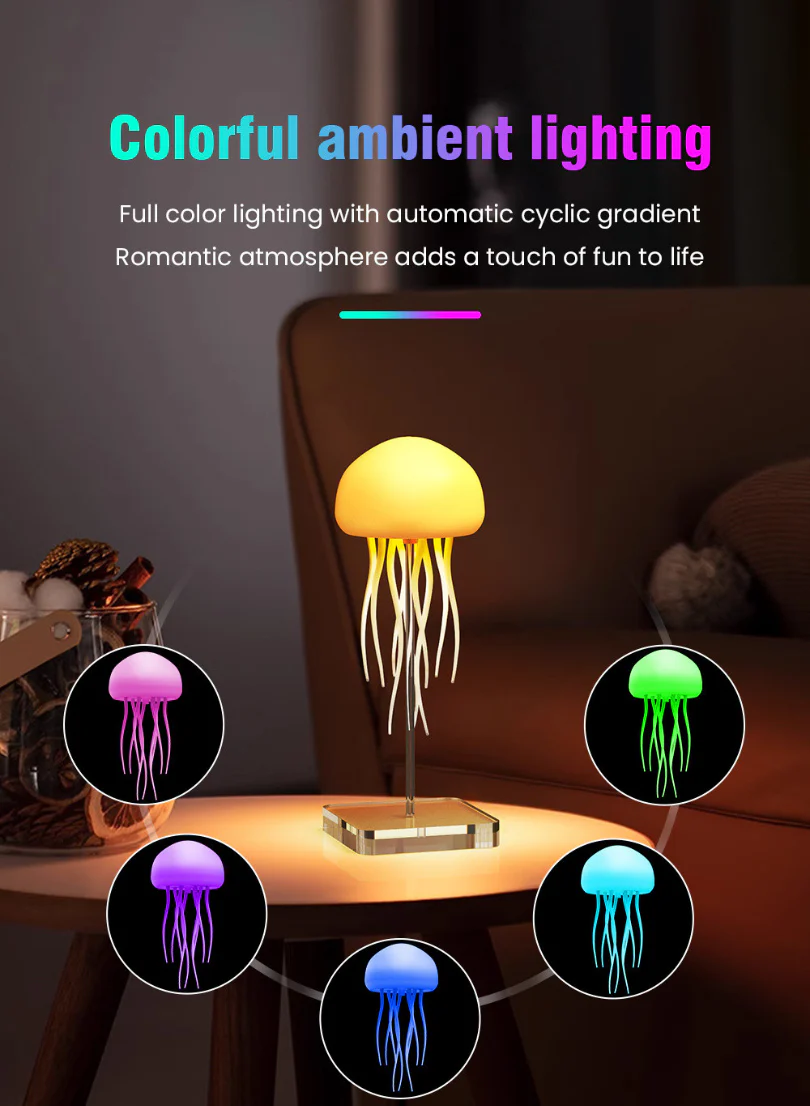 JellyFish LED lamp - Relaxation & light at the touch of a button - Image 5