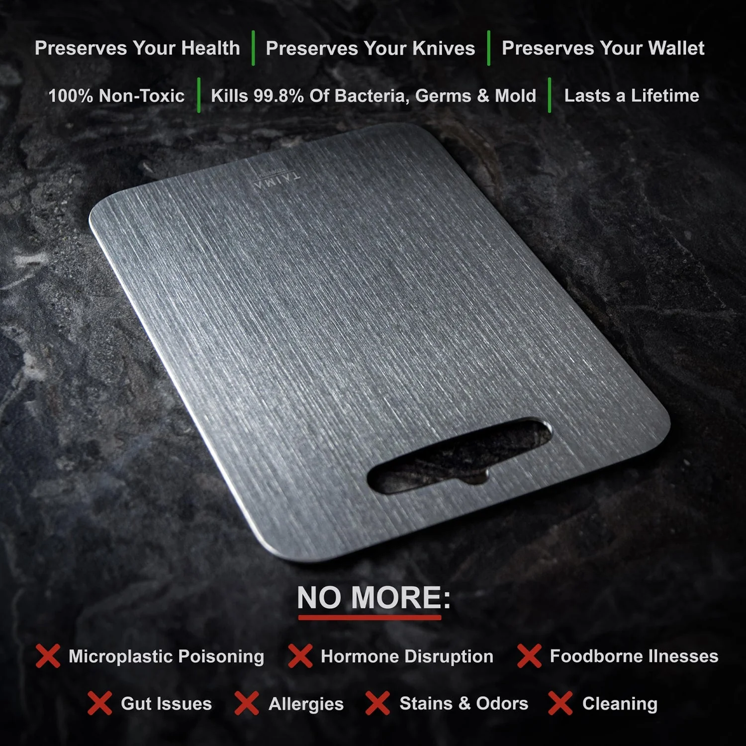 Titan Stainless steel cutting board - Image 4